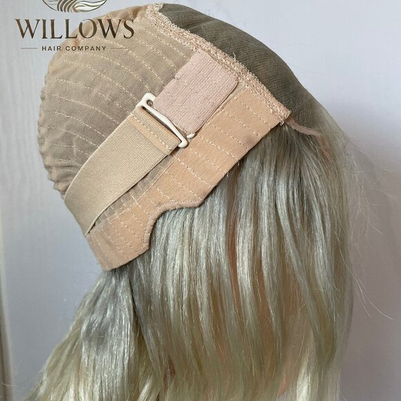 Platinum Blonde Human Hair Wig - Picture 11 of 11